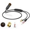 Eightwood DAB Antenna splitter SMB adattatore DIN spina auto radio DAB+ antenna per auto radio Pioneer Blaupunkt TechniSat Sony Alpine Clarion ecc.