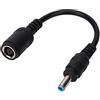 KIMISS Adattatore di Conversione 7.4 x 5.0 mm Femmina a 4.5 x 3.0 mm Maschio per HP/Dell - Cavo da 15 cm di Lunghezza