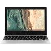 Samsung Galaxy Chromebook Go Intel? Celeron? N4500 29,5 cm [11.6] HD 4 GB LPDDR4x-SDRAM 64 GB eMMC Wi-Fi 6 [802.11ax] ChromeOS Argento (Samsung Galaxy Chromebook Go - 180-degree hinge design - Intel
