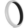 Haoge Anello adattatore per filtro da 49 mm per Fujifilm Fujinon X100VI X100V, accessori per fotocamera compatibile con filtro UV CPL ND da 49 mm, adatto per copriobiettivo originale, colore argento