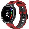 SITAFU Cinturino per Garmin Forerunner 735XT, Bracciale di Ricambio Sportivo Compatibile con Garmin Forerunner 220/230/620