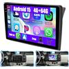 Inefala [4G+64G]Inefala Android 15 Autoradio per Renault Trafic 2001-2010/Opel Vivaro 2006-2010/Nissan Primastar 2006-2014 con Wireless Carplay Android Auto, 10 Radio con GPS WiFi RDS SWC Retrocamera Mic