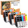 D&C 364XL Multipack Cartucce d'inchiostro per HP 364 364 XL compatibili con HP Photosmart 5520 5510 5520 5524 Deskjet 3520 Officejet 4622 4622, 5510 5520 5524 6520 5515 7520 (confezione da 1520)