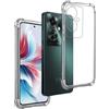 REY Cover in Gel TPU Anti-Shock per Oppo Reno 11 F 5G - Oppo F25 PRO 5G, Morbido Silicone Custodie Protettivo Case, Anti-Scratch, Protettiva Sottile Back Cover