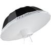 Walimex pro Ombrello fotografico parabolico nero/argento Ø 165 cm + diffusore - Set di modellatori di luce per fotografia e videografia