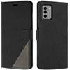 SONWO Cover per Nokia G22 Custodia, Flip Caso in PU Pelle Case Cover Premium Portafoglio Custodia per Nokia G22, Supporto Stand, Slot per Schede, Nero