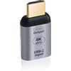 Vernisassize HDMI Adattatore 4K @60Hz Convertitore USB-C Tipo C Femmina a HDMI Maschio, USB C Femmina (sorgente) a HD-MI (schermo), per Phone, Monitor, Tablet, Thunderbolt 3 TV, Telefono e Portatile, Trasmissione