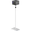 suptek Supporto da pavimento per proiettore, altezza regolabile da 13cm-17cm con rotazione di 360 gradi,Supporta Fino a 3 kg,Compatibile con proiettori, fotocamere, Webcam e altro,PR001FLW,Bianco