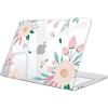 FINTIE Cover Compatibile con MacBook Neo 13 Pollici A3404 (A18 Pro Chip, 2026) -Ultra Sottile Trasparente Custodia Rigida Protettivo Guscio Rigido Case per MacBook Neo 13, Camelia