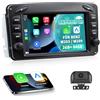 KUFUESGGERTA Autoradio Android 13 per Mercedes Classe C W203/Classe G W463/CLK W209 | Touchscreen IPS da 7 pollici con Telecamera posteriore HD | CarPlay wireless e Android Auto | GPS da 2+64 GB, Bluetooth