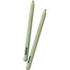 LOVE MEI Custodia in silicone per Samsung Galaxy Tab S7 FE/S7/S7 Plus/S8/S8 Plus/S8 Ultra S, custodia in silicone con motivo classico, antiscivolo, comoda impugnatura (verde)