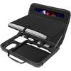Smatree Borsa a Tracolla Valigetta da 15,6 pollici, Custodia Rigida per Laptop Compatibile con MacBook Pro 16 pollici 2021/2019 e 15,4 pollici, Custodia per Laptop con Scomparto per Accessori - Nera