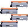 Yowell 4x Toner Compatibili per Brother TN2320 TN-2310 Nero | per MFC-L2700DW MFC-L2700DN MFC-L2720DW HL-L2340DW HL-L2300D DCP-L2520DW DCP-L2540DN