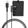 F1TP ACK-E10 Adattatore di alimentazione USB-C e kit accoppiatore CC LP-E10 DR-E10 di ricambio per fotocamere Canon EOS Rebel T3 T5 T6 T7 T100 1100D 1200D 1300D 2000D