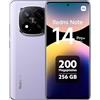 Xiaomi Redmi 14C - Smartphone portatile da 6,88 pollici, 8 + 256 GB, 120 Hz, frequenza di aggiornamento 5160 mAh, questo prodotto è privo di NFC e viene fornito con ricarica rapida da 18 W (viola)