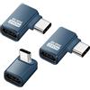 Puiseno 3 pezzi adattatore estensore USB C a 90 gradi, 80 Gbps, da USB C maschio a femmina, adattatore angolare, connettore di estensione Thunderbolt 5 da 240 W, per iPhone 15/16, Team Deck, tablet, telefoni