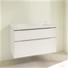 Villeroy & Boch Subway 3.0 mobile con lavabo, 2 scomparti estraibili, 4A70A301+C57000VF, Subway 3.0 [Mobili da Bagno > Mobili con Lavabo Integrato]