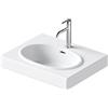 Duravit Balcoon lavabo sospeso, 241260AC00, Balcoon bianco satinato opaco [Lavabi > Lavabi Sospesi]