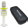 BONTEMPI Microfono Karaoke Wireless con Altoparlante e Custodia