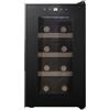 Cavin Cantinetta vino a libera installazione, Northern Collection 8 Nero, termoelettrica, 8 bottiglie, zona di temperatura è regolabile tra 5 e 18 °C, piccolo cantinetta vino, silenzioso