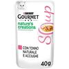 Gourmet Purina Gourmet Nature's Creations Soup Umido gatto 40 gr Tonno e acciughe - confezione da 32 pezzi - Cibo umido per gatti - 1° ORDINE? 20% di sconto SU BRAND ESCLUSIVI, codice BZR20
