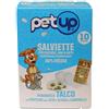 PetUp Salviette igieniche Maxi PetUp 10 salviette Talco - 1° ORDINE? fino al 20% di sconto