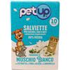 PetUp Salviette igieniche Maxi PetUp 10 salviette Muschio bianco - 1° ORDINE? 20% di sconto SU BRAND ESCLUSIVI, codice BZR20