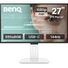 BENQ GW2790TC Monitor, 27 ", Full-HD, 1920 x 1080 Pixel, tempo di risposta 5 ms, refresh rate 144 Hz
