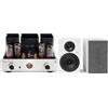 Cayin + Elipson MT-35MK2 Bluetooth argento + Prestige Facet II 8B bianco
