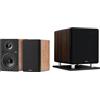 Elipson Prestige Facet II 6B attivo BT noce + Prestige Facet Sub8 noce