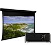 XGIMI. + Lumene Coliseum UHD 4K 240C schermo con tela acustica tensionata a tessitura + Titan