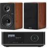 WiiM + Elipson Elipson Prestige Facet II 6B noce + WiiM Amp Ultra grigio scuro