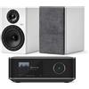 WiiM + Elipson Elipson Prestige Facet II 8B bianco + WiiM Amp Ultra grigio scuro