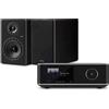 WiiM + Elipson Elipson Prestige Facet II 8B nero opaco + WiiM Amp Ultra grigio scuro
