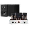 Cayin + Elipson MT-35MK2 Bluetooth argento + Prestige Facet II 8B nero opaco