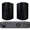 Elipson Connect 2130 Xi + RAIN 8 nero opaco (lotto di 2)