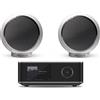 WiiM + Elipson Elipson Planet M bianco laccato + WiiM Amp Ultra grigio scuro