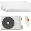 CLIVET Condizionatore Clivet EZCool trial split 9000+9000+9000 BTU inverter A++ unità esterna 6.2 kW
