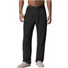 Alvivi Pantaloni Lunghi da Ballo Latino Standard Uomo Danza Classica Moderna a Vita Alta Competizione Pantalone da Ballo Sala Salsa Tango Rumba Pattinaggio Borgogna M