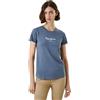 Pepe Jeans Maglietta da Donna New Virginia SS N, Blu (Drill Blue), L, Blu (Drill Blue), L