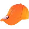 Hip Hop Honour Cappellino NY arancione fluo Flashy Baseball Gwyz - Unisex arancione Taglia Unica