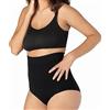 UpSpring Baby C-Panty a Vita Alta di Recupero cesareo e Biancheria Intima Dimagrimento con Taglio cesareo Cicatrice guarigione l/XL Nero