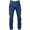 JRC 993680 Jeans Denver Man Pantalone da Uomo Multitasche Elasticizzato Misto Cotone Poliestere Lycra Taschino portamoneta Blu Indigo (XL)
