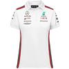 Mercedes AMG Petronas Formula One Team - Polo Team 2023 da Donna - Bianco - Taglia: M