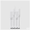 Enzo De Gasperi EDG Enzo De Gasperi Portacandela Crystal Cilindro 7 Fuochi H84 cm