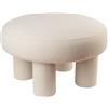 L'Oca Nera Pouf Bouclé D60xH37 cm