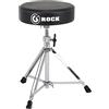 Gibraltar Sgabello per batteria, sgabello per batteria serie Rock Hardware, RK108 (diametro: 33 cm, sedile in vinile, blocco di memoria, posizione treppiede, piedini in gomma 'Super Foot')