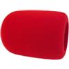 Generic Copertura per microfono portatile senza fili per JBL PartyBox Encore/Encore 2, colorata, antivento, anti-saliva e lavabile, in spugna spessa e morbida (rosso)
