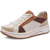 Ara Sapporo, Scarpe da Ginnastica Donna, Beach Cream Mocca Mousse, 37 EU Larga