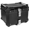 Kappa K4500NCH Bauletto Moto Adventure, 45 Litri, Nero, con Piastra Universale e Rivestimento in Neoprene
